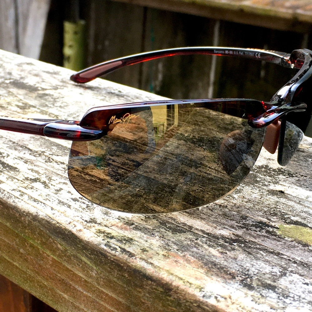 Maui Jim banyans MJ – 412–10 gloss turquoise frame HCL bronze polarized lenses
